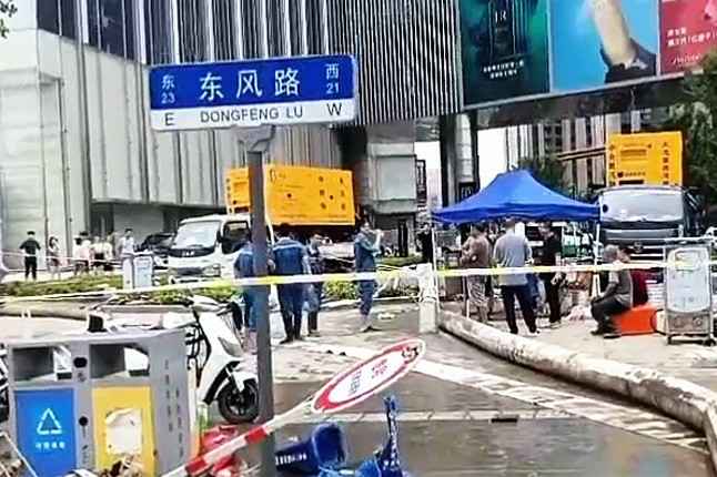 九游网页版-九游online(中国)排涝突击队在排涝现场